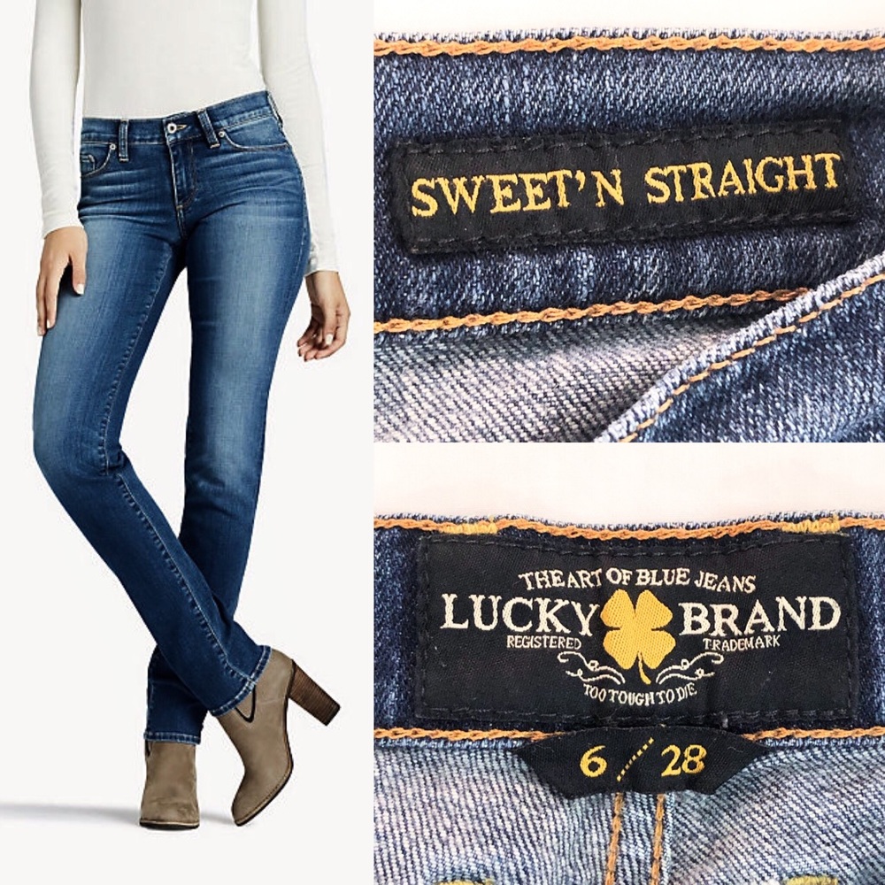 Lucky Brand Sweet’n Straight Jeans. Size:6/28